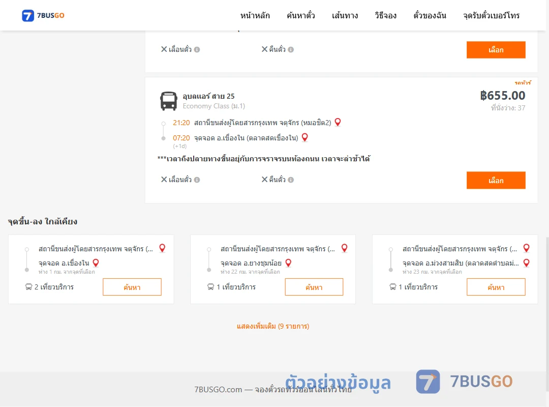 ตัวอย่างผลค้นหา หมอชิต2-เขื่องในตลาดสดเขื่องใน