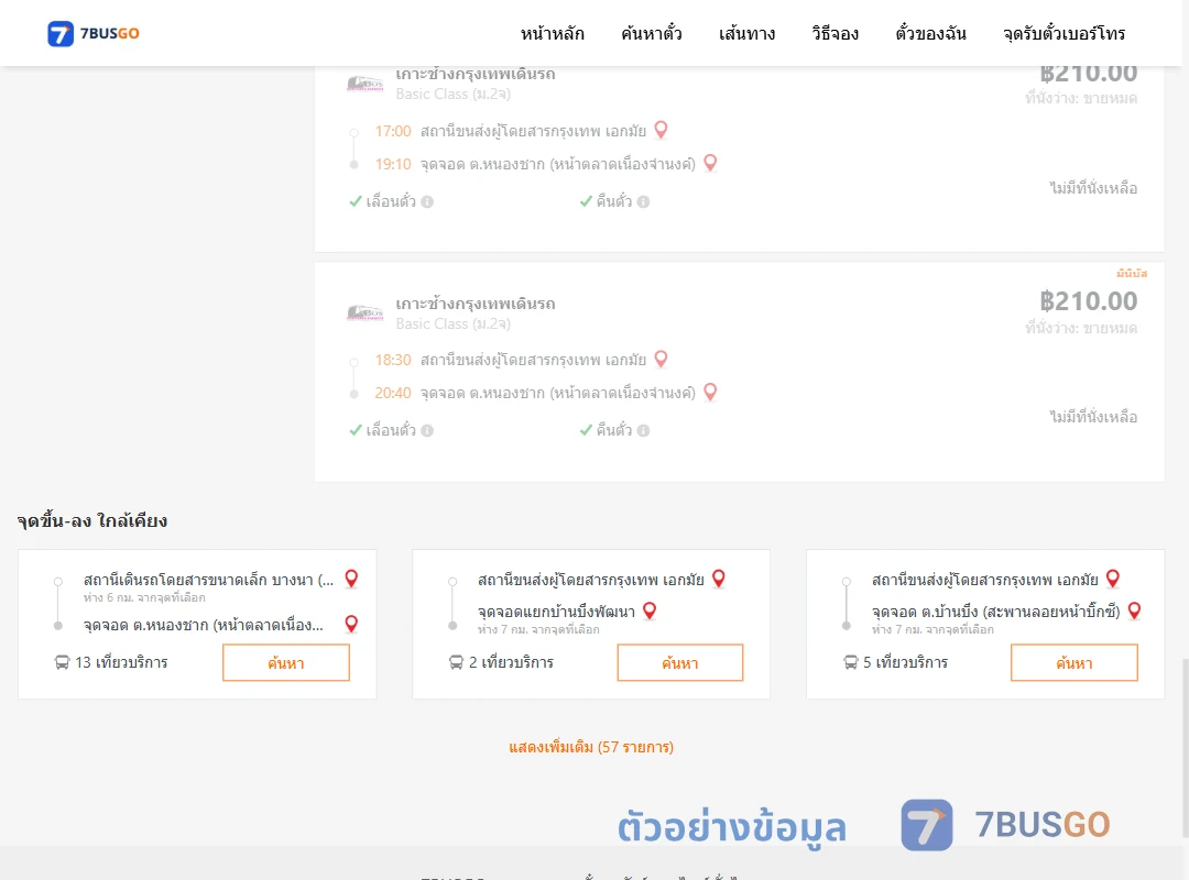 ตัวอย่างผลค้นหา เอกมัย-ตำบลหนองชากหน้าตลาดเนื่องจำนงค์