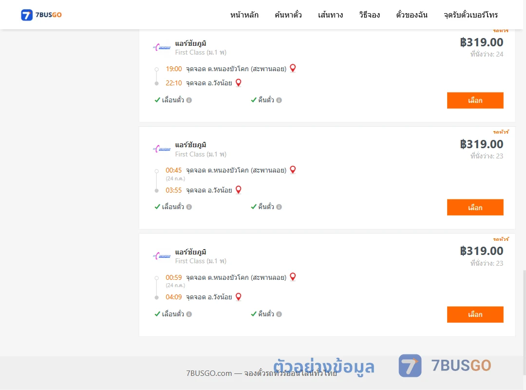 ตัวอย่างผลค้นหา ตำบลหนองบัวโคกสะพานลอย-วังน้อย
