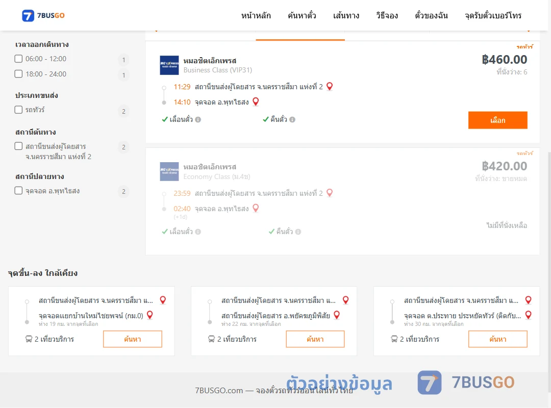 ตัวอย่างผลค้นหา นครราชสีมาแห่งที่2-พุทไธสง