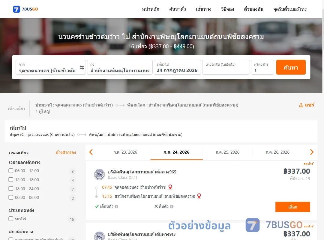 ตัวอย่างผลค้นหา นวนครร้านข้าวต้มว้าว-สำนักงานพิษณุโลกยานยนต์ถนนพิชัยสงคราม