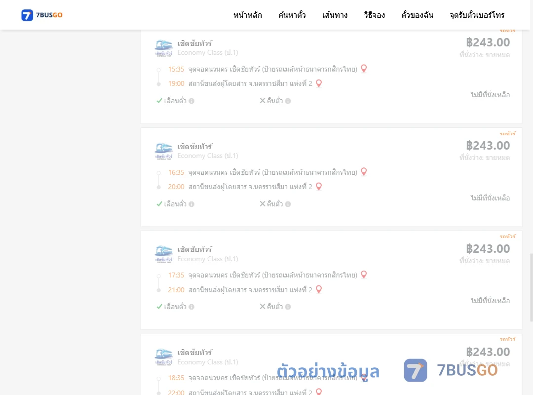 ตัวอย่างผลค้นหา นวนคร-นครราชสีมาแห่งที่2