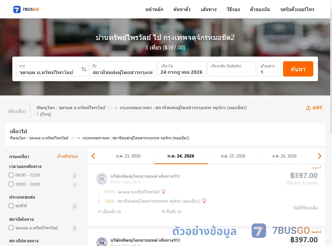 ตัวอย่างผลค้นหา บ้านทรัพย์ไพรวัลย์-หมอชิต2