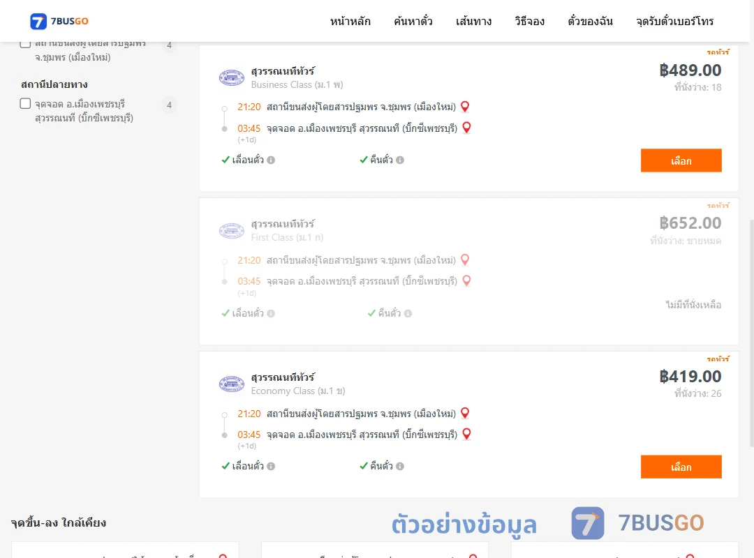 ตัวอย่างผลค้นหา ปฐมพรจังหวัดชุมพรเมืองใหม่-เมืองเพชรบุรีสุวรรณนทีบิ๊กซีเพชรบุรี