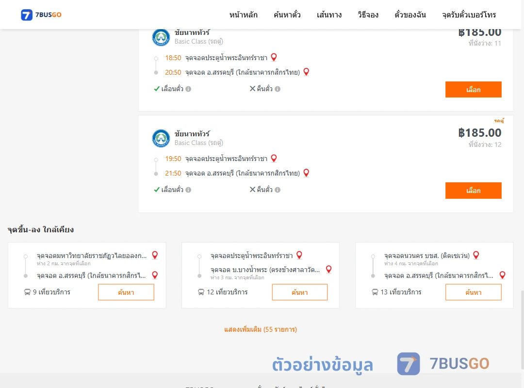 ตัวอย่างผลค้นหา ประตูน้ำพระอินทร์ราชา-สรรคบุรีใกล้ธนาคารกสิกรไทย