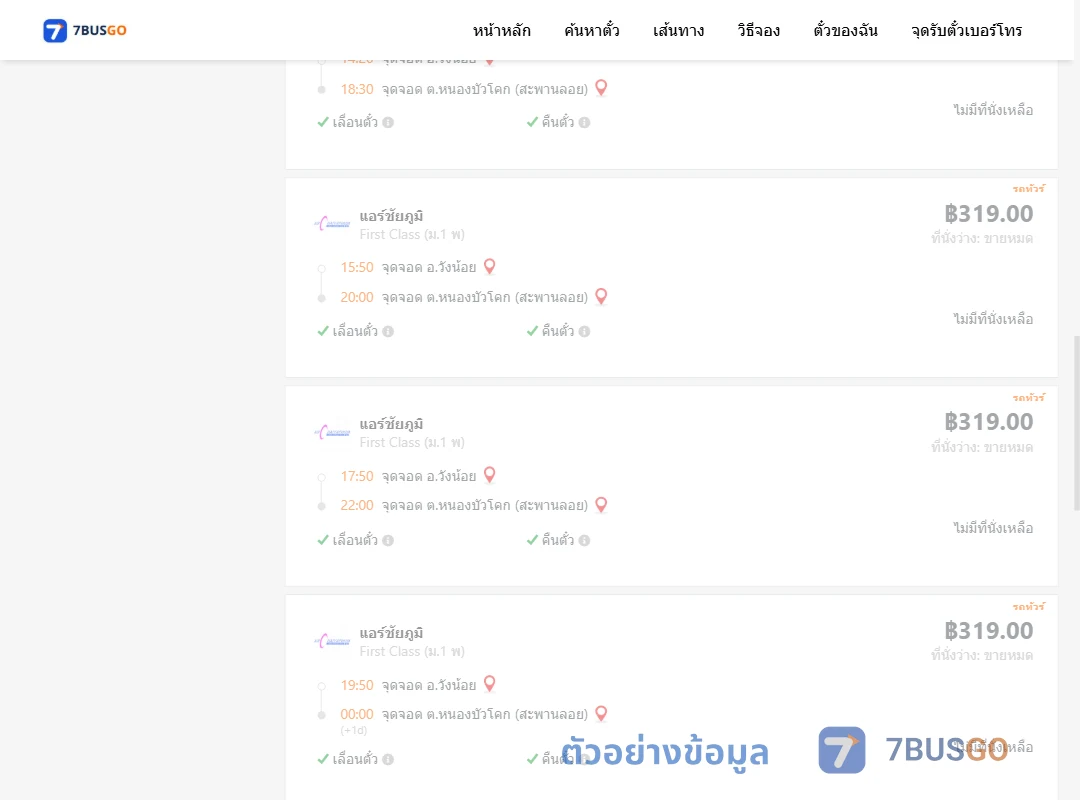 ตัวอย่างผลค้นหา วังน้อย-ตำบลหนองบัวโคกสะพานลอย
