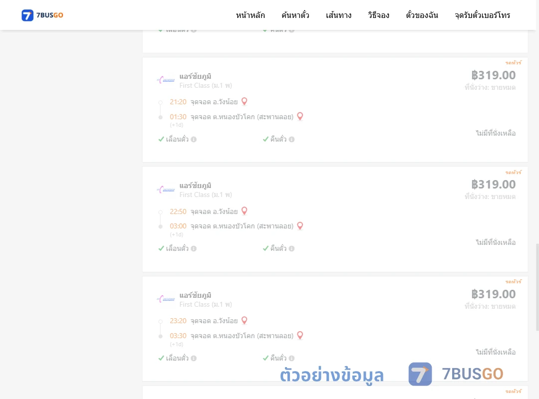 ตัวอย่างผลค้นหา วังน้อย-ตำบลหนองบัวโคกสะพานลอย