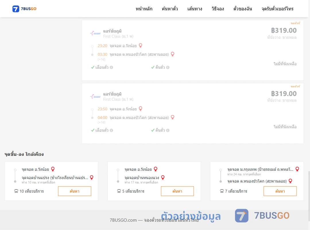 ตัวอย่างผลค้นหา วังน้อย-ตำบลหนองบัวโคกสะพานลอย