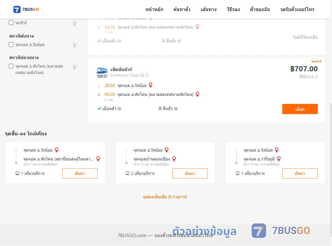 ตัวอย่างผลค้นหา วังน้อย-พังโคนตลาดสดเทศบาลพังโคน