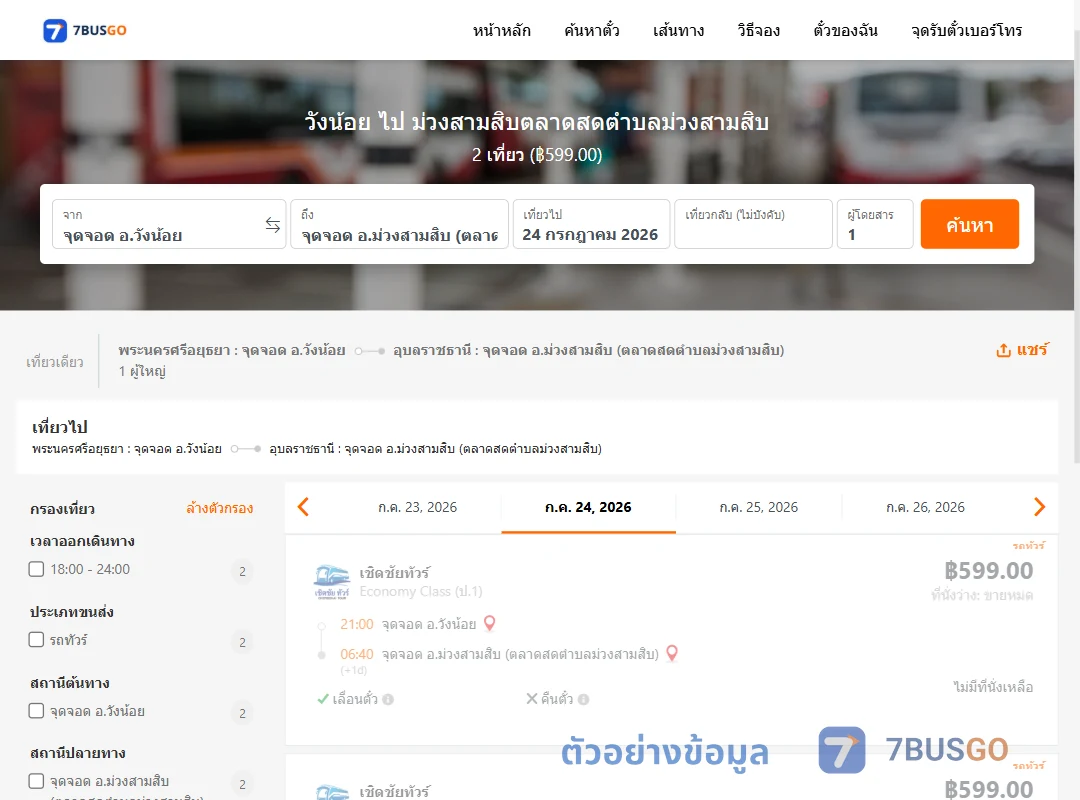 ตัวอย่างผลค้นหา วังน้อย-ม่วงสามสิบตลาดสดตำบลม่วงสามสิบ