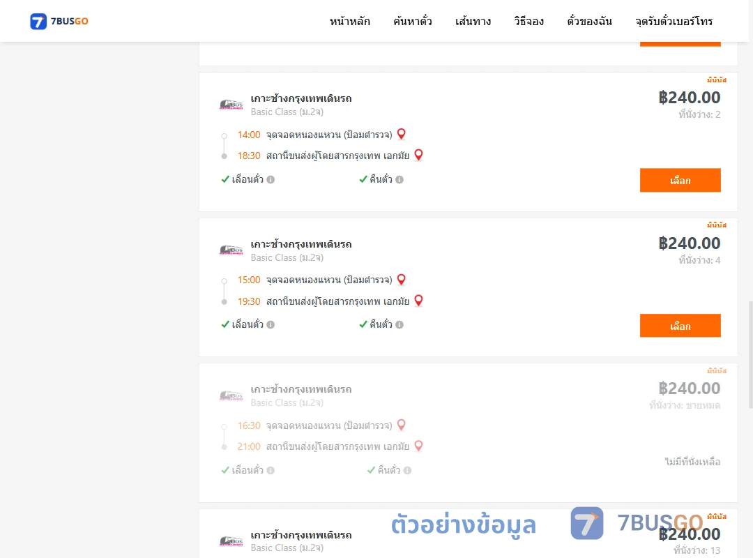 ตัวอย่างผลค้นหา หนองแหวนป้อมตำรวจ-เอกมัย