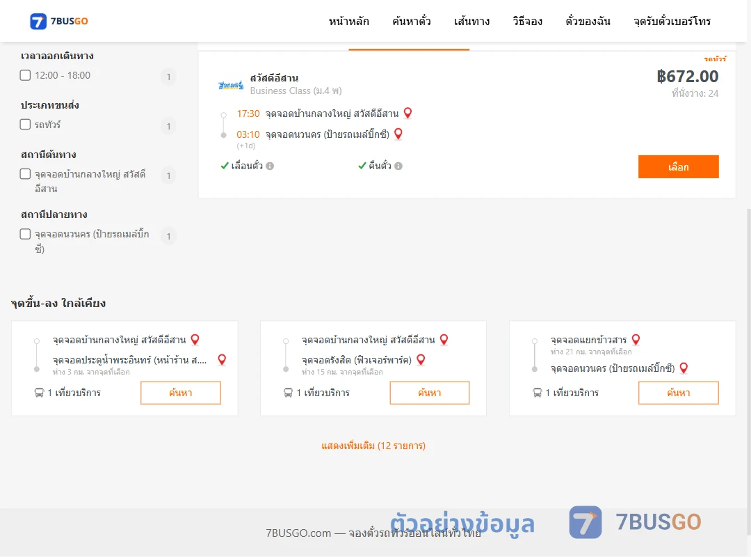 ตัวอย่างผลค้นหา บ้านกลางใหญ่-นวนคร
