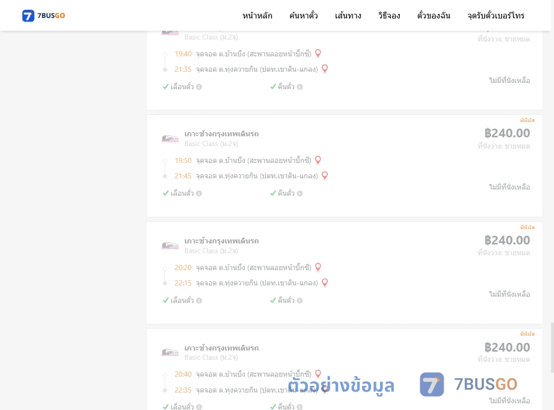ตัวอย่างผลค้นหา บ้านบึง-ทุ่งควายกิน
