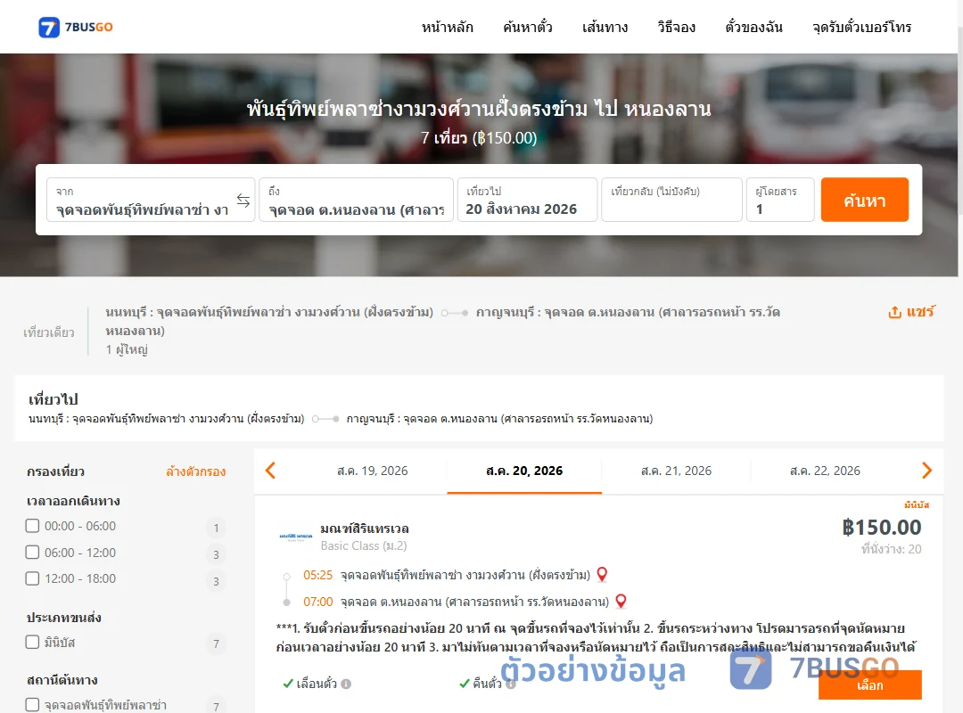 ตัวอย่างผลค้นหา พันธุ์ทิพย์พลาซ่างามวงศ์วานฝั่งตรงข้าม-หนองลาน