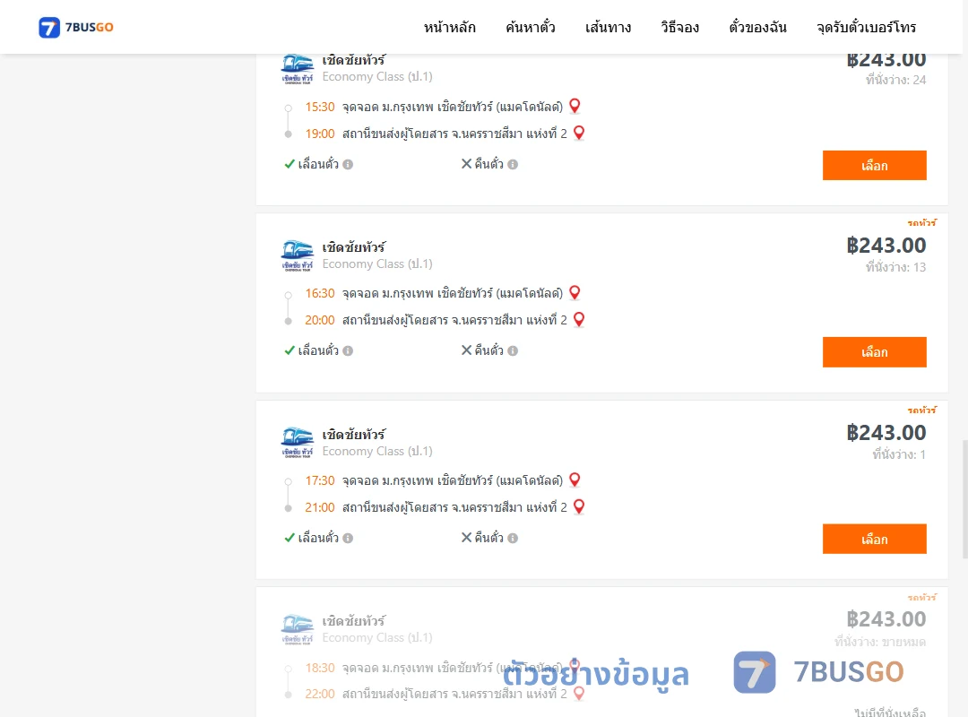 ตัวอย่างผลค้นหา ม.กรุงเทพ-นครราชสีมา2