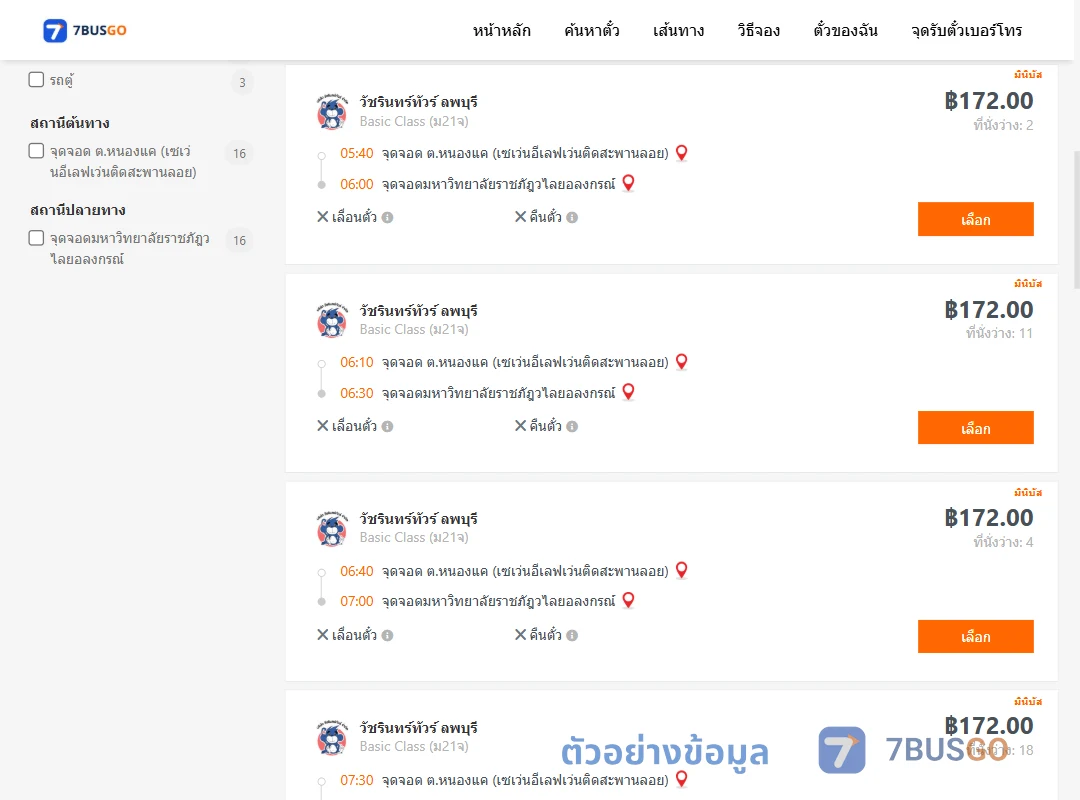 ตัวอย่างผลค้นหา หนองแค-ม.ราชภัฎวไลยอลงกรณ์