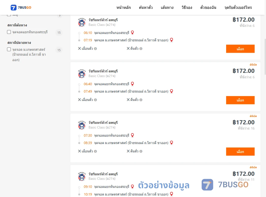 ตัวอย่างผลค้นหา หินกอง-ม.เกษตรศาสตร์