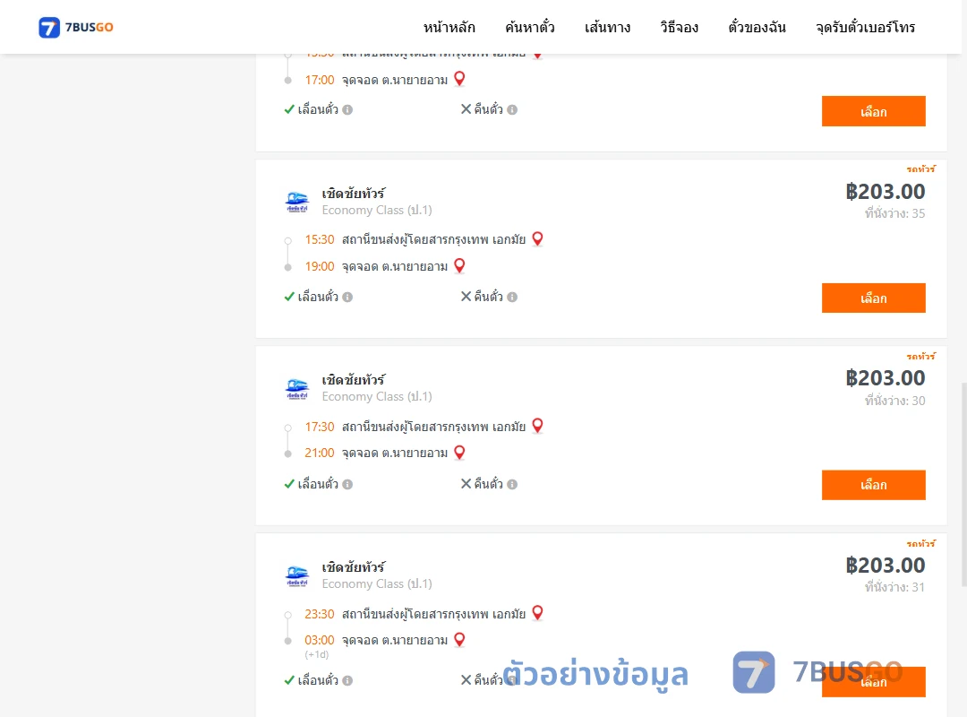 ตัวอย่างผลค้นหา เอกมัย-ตำบลนายายอาม