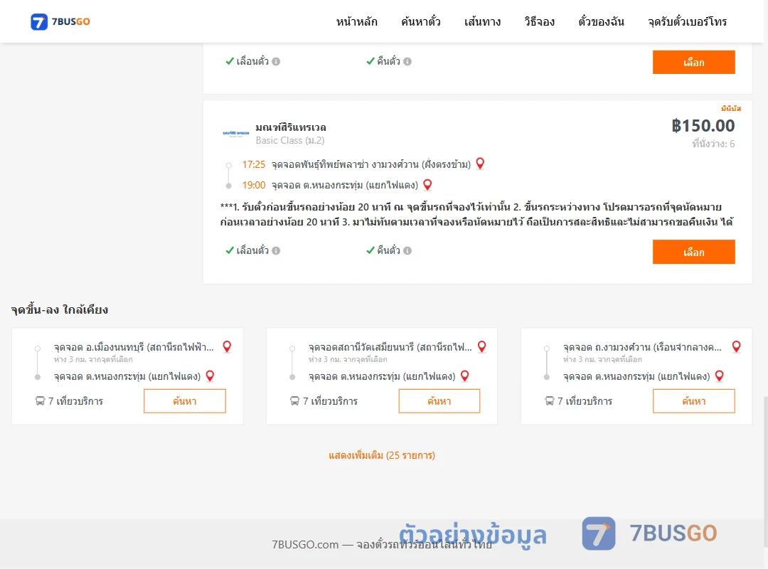 ตัวอย่างผลค้นหา พันธุ์ทิพย์พลาซ่างามวงศ์วานฝั่งตรงข้าม-หนองกระทุ่ม